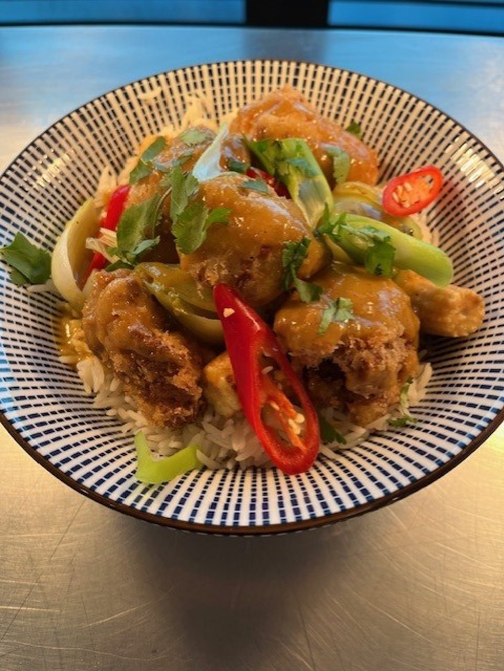 Cauliflower Katsu Curry and Rice