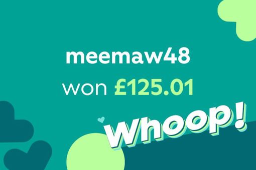 tombola winners story about meemaw48 won £125.01