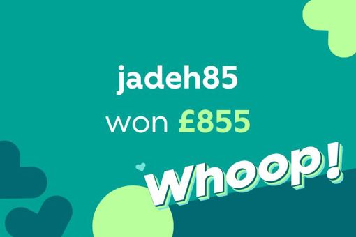 tombola winners story about jadeh85 winning £855