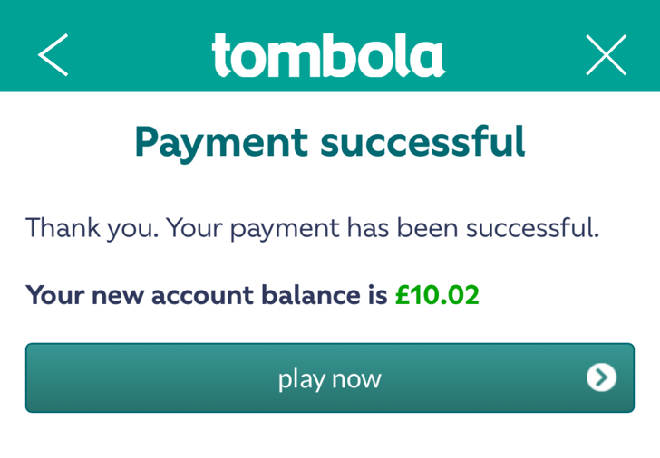 payment success page