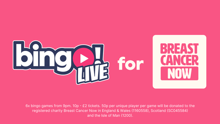 bingoLive for Breast Cancer Now