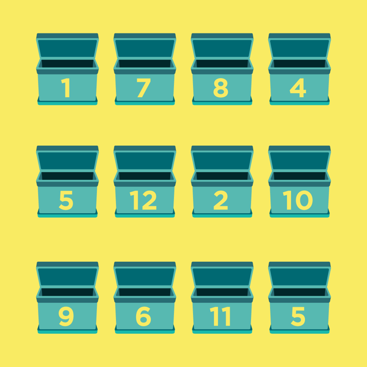 Deal or No Deal brainteaser odd one out