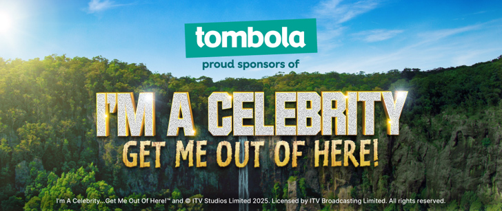 I'm A Celebrity, Get Me Out of Here - tombola sponsorship hub header