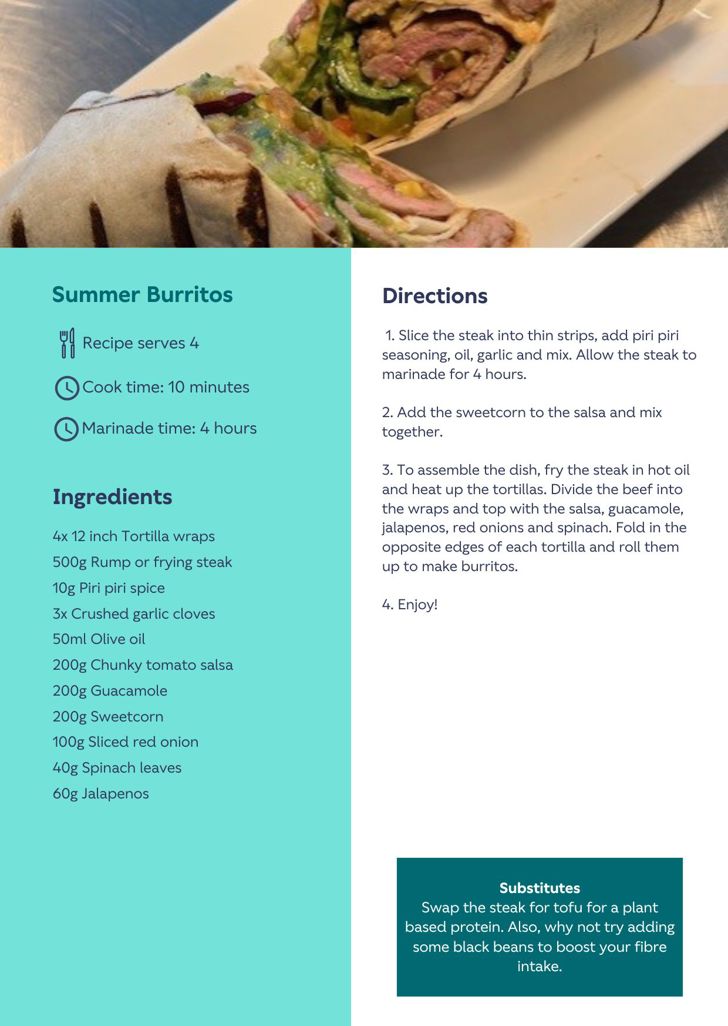 Summer Burritos