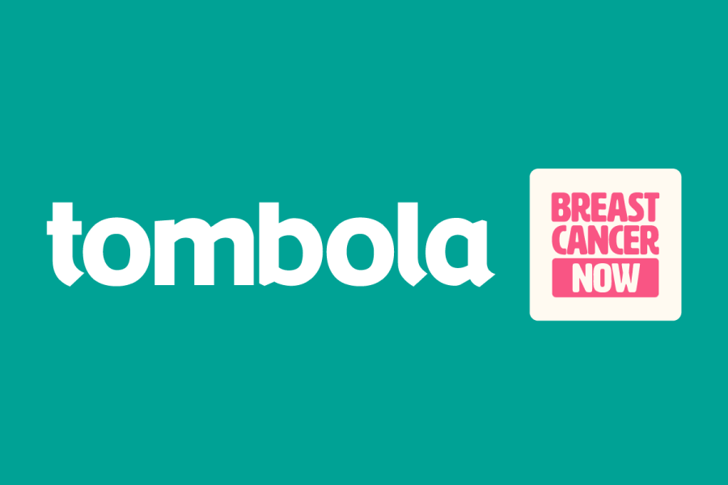 tombola x Breast Cancer Now hub