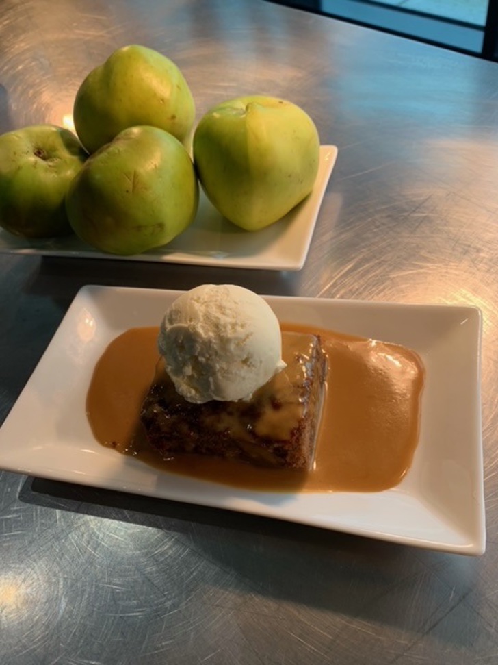 Sticky Toffee Bramley Apple Pudding