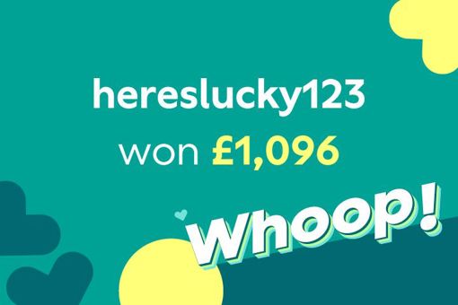 tombola winners story about hereslucky123 won £1,096
