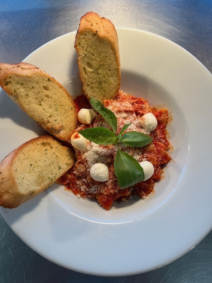 Nduja Sausage, Mozzarella and Farfalle Pasta