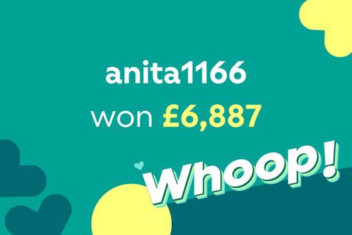 tombola winners story about anita1166 won £6,887